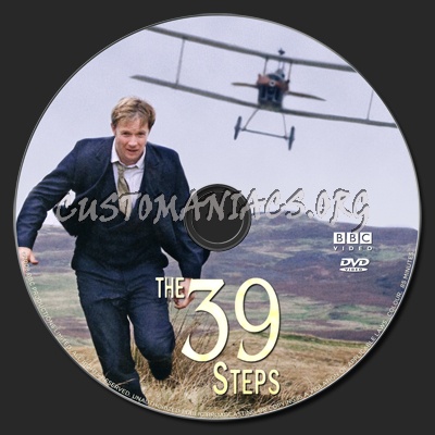 The 39 Steps dvd label