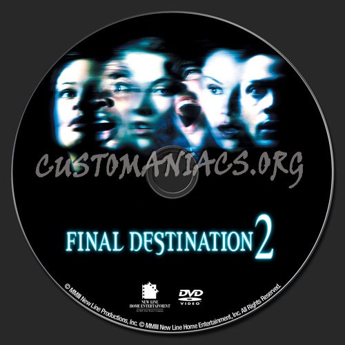 Final Destination 2 dvd label