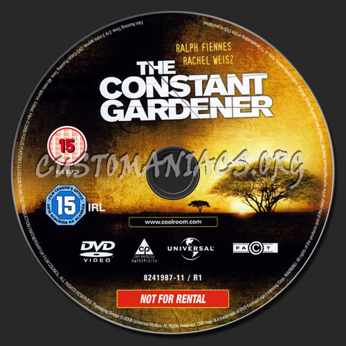 The Constant Gardener dvd label