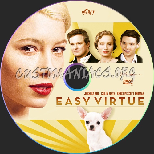 Easy Virtue dvd label