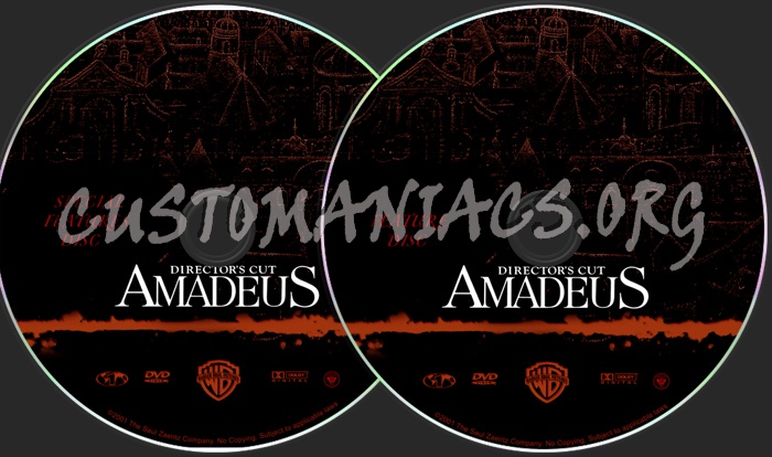 Amadeus Director's Cut dvd label