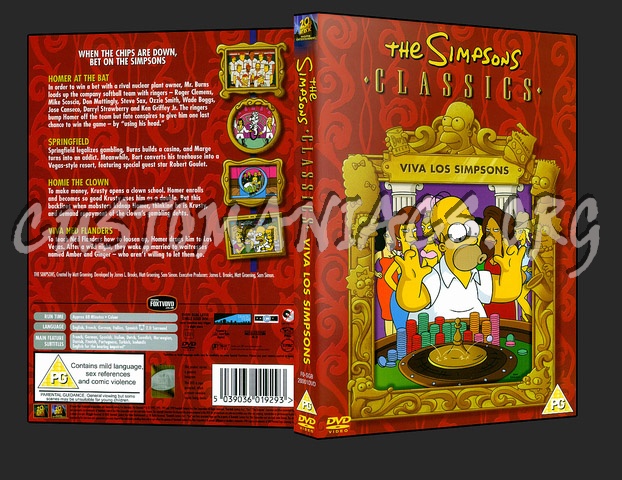 Simpsons - Viva Los Simpsons dvd cover