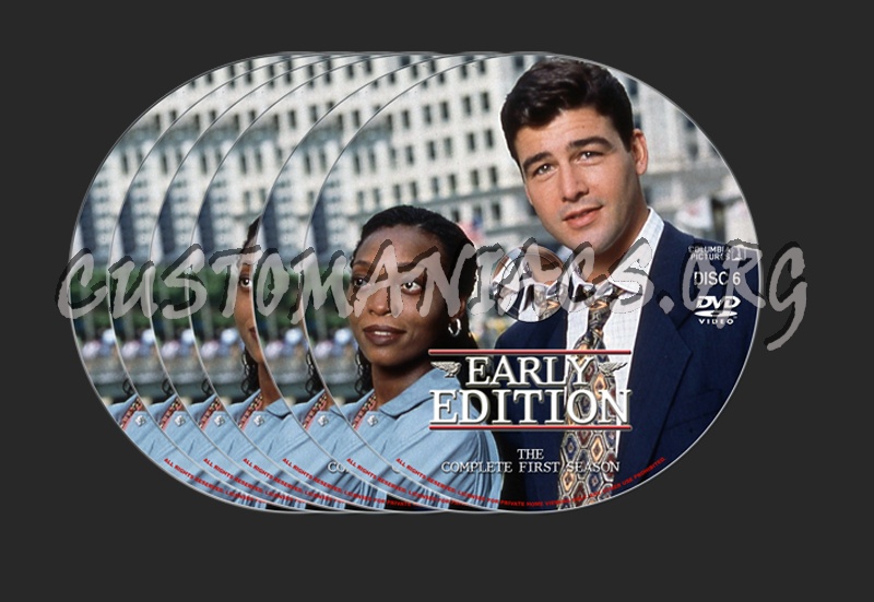 Early Edition Season 1 dvd label