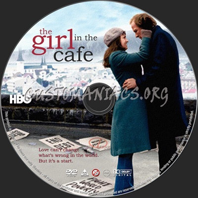 The Girl in the Cafe dvd label