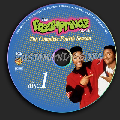 Season 4 - 4 Disc Set dvd label