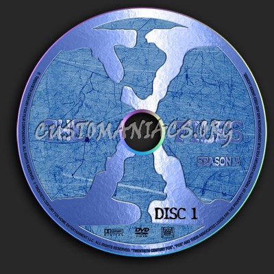 Season 5 - 6 Disc Set dvd label