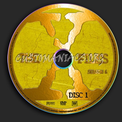 Season 6 - 6 Disc Set dvd label