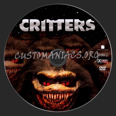 Critters 1, 2, 3 & 4 Collection dvd label