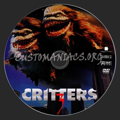 Critters 1, 2, 3 & 4 Collection dvd label
