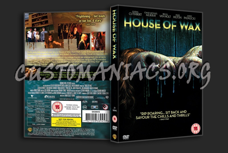 House Of Wax dvd cover