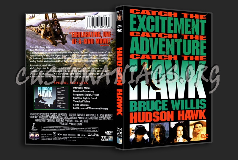 Hudson Hawk dvd cover