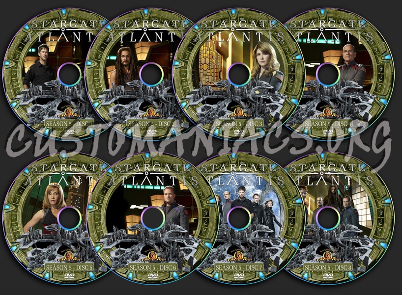 Stargate Atlantis - Season 5 dvd label