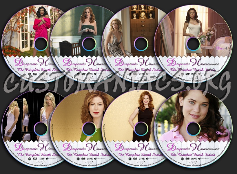 Desperate Housewives - Season 4 dvd label