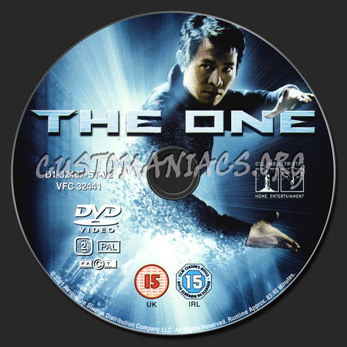 Jet Li The One dvd label