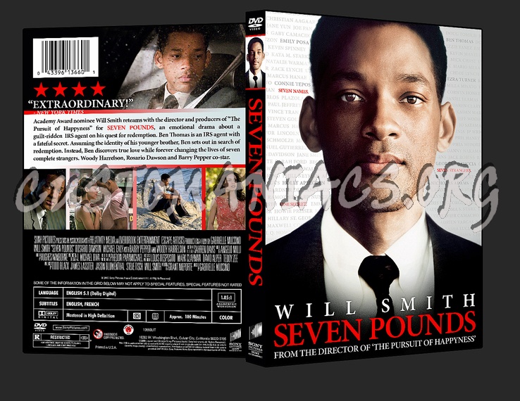 Seven Pounds dvd cover