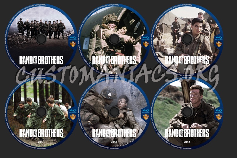 Band Of Brothers blu-ray label