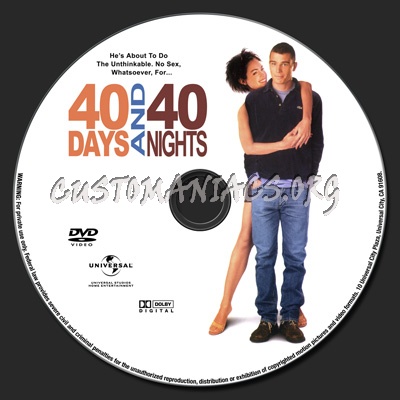 40 Days and 40 Nights dvd label