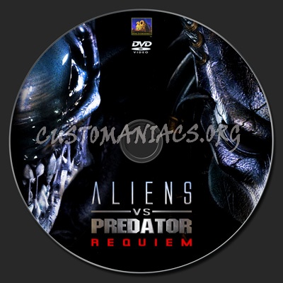 AvP Aliens v Predator - Requiem dvd label