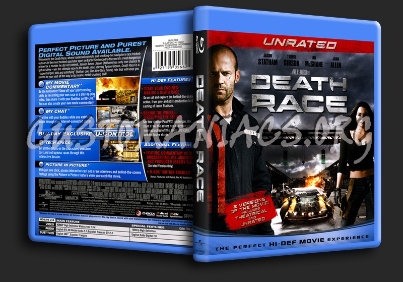 Death Race blu-ray cover