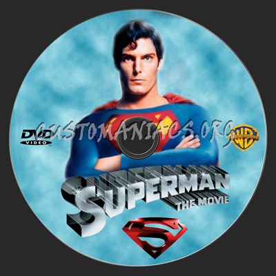 Superman 1-4 dvd label