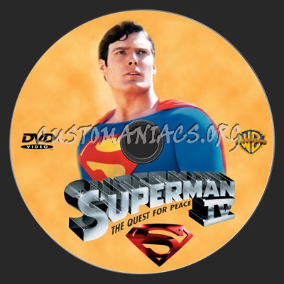 Superman 1-4 dvd label