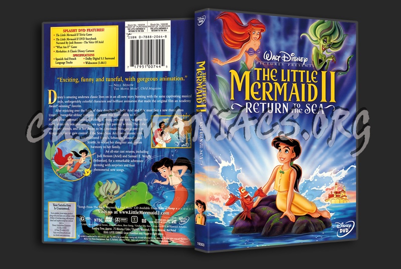 The Little Mermaid 2 dvd cover