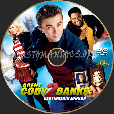 Agent Cody Banks 2 dvd label