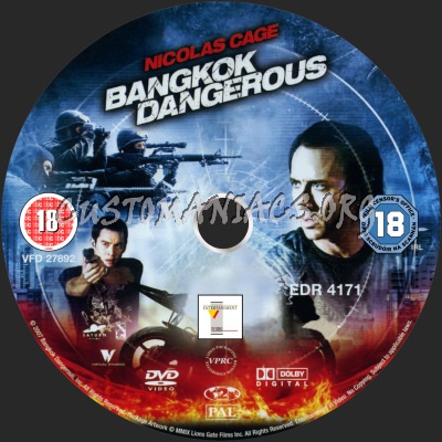 Bangkok Dangerous dvd label
