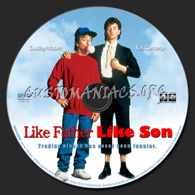 Like Father Like Son dvd label