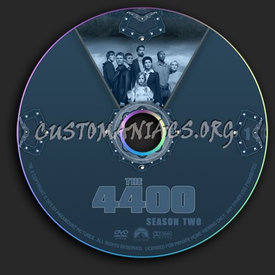 Season 2 - 4 Disc Set dvd label