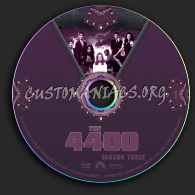 Season 3 - 4 Disc Set dvd label