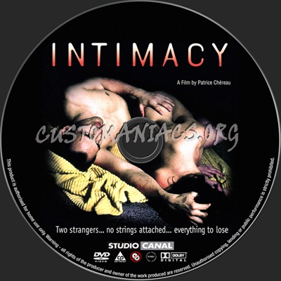 Intimacy dvd label