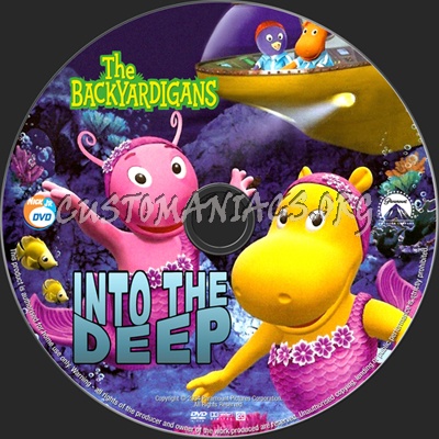 The Backyardigans - Into the Deep dvd label