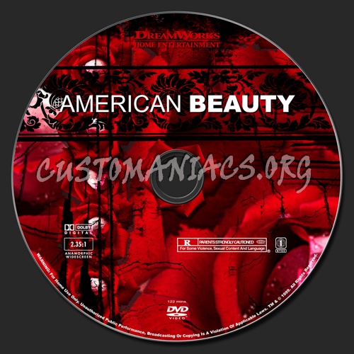American Beauty dvd label