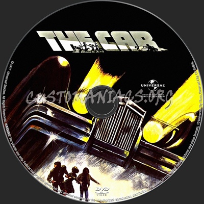 The Car dvd label