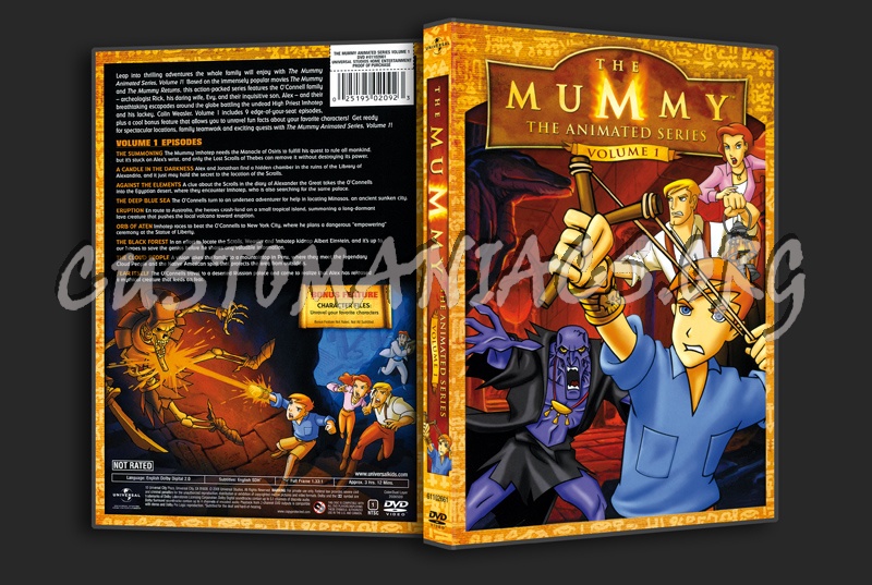 The Mummy - The Animated Series Volume 1 dvd cover