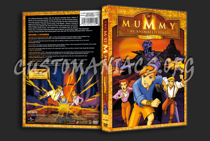 The Mummy - The Animated Series Volume 2 dvd cover - DVD Covers & Labels by  Customaniacs, id: 52796 free download highres dvd cover