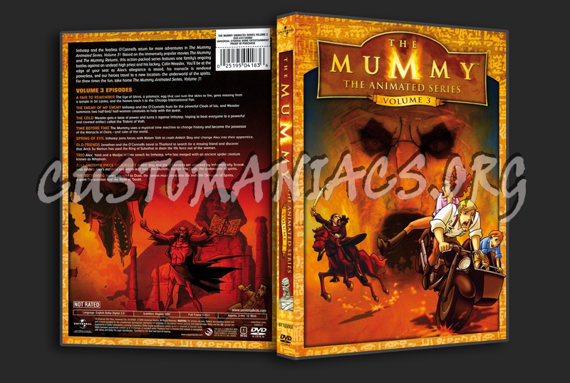 The Mummy - The Animated Series Volume 3 dvd cover