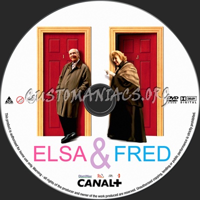 Elsa & Fred dvd label