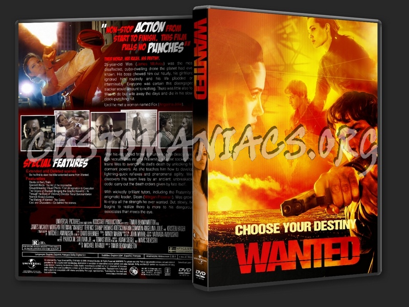 Wanted dvd cover