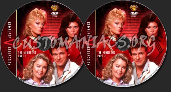 V (1983) - Complete TV Collection dvd label