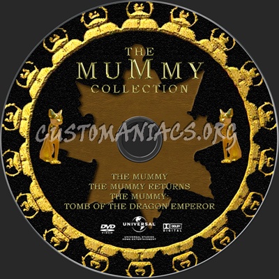 The Mummy Trilogy dvd label