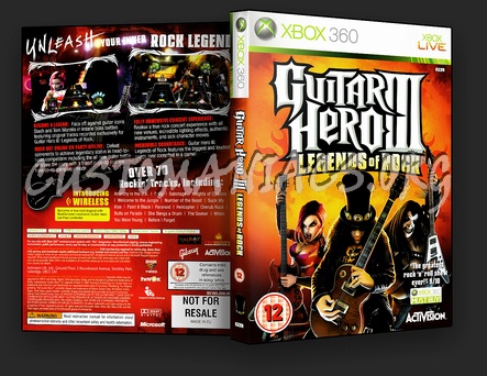 Guitar Hero 3: Legends of Rock dvd cover