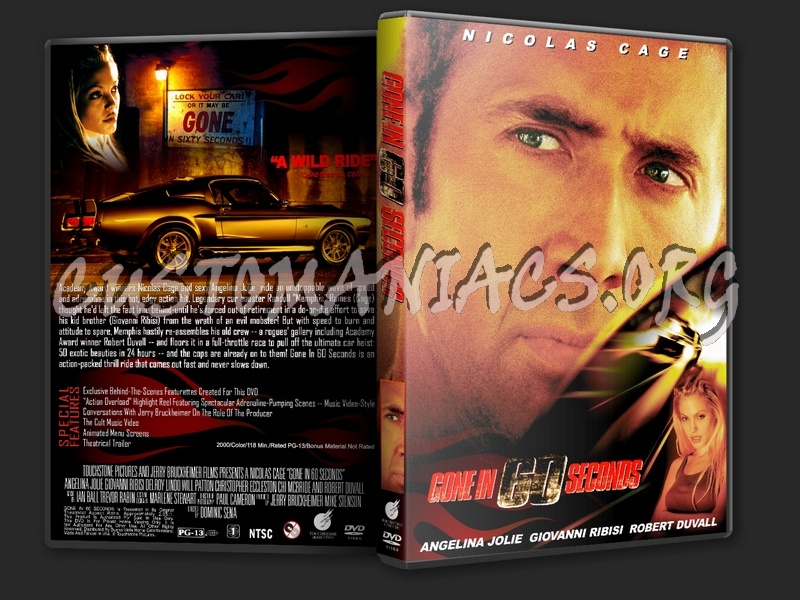 Gone in 60 Seconds dvd cover