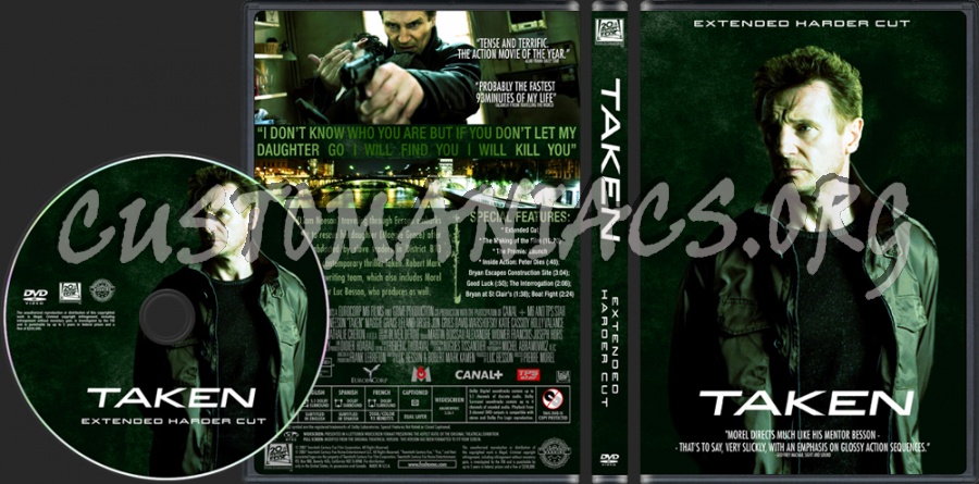 Taken dvd cover