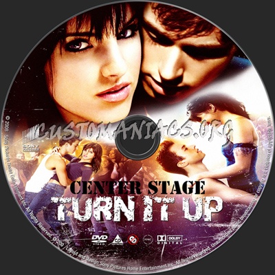 Center Stage Turn It Up dvd label