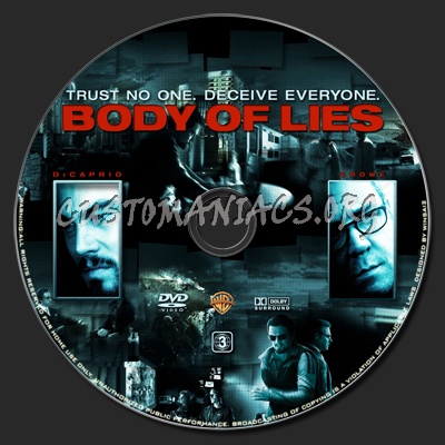 Body of Lies dvd label