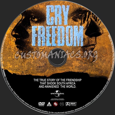Cry Freedom dvd label
