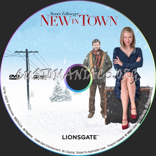 New in Town dvd label
