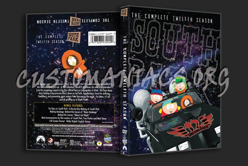 South Park Season 12 dvd cover